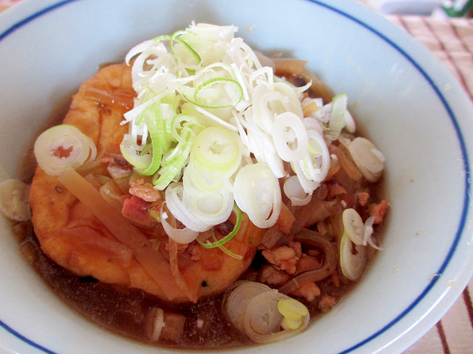 大根とがんものあんかけ蕎麦