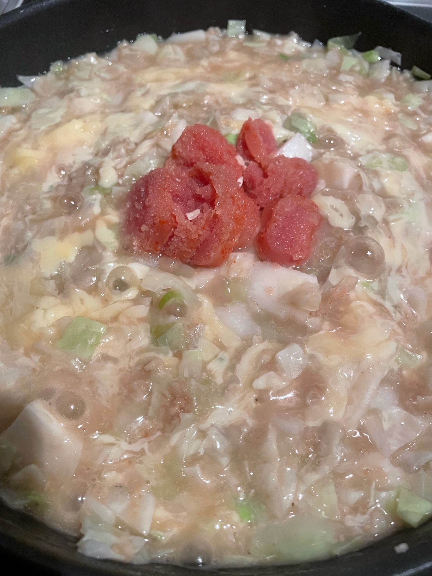 簡単!オートミールもんじゃ!フライパンOK