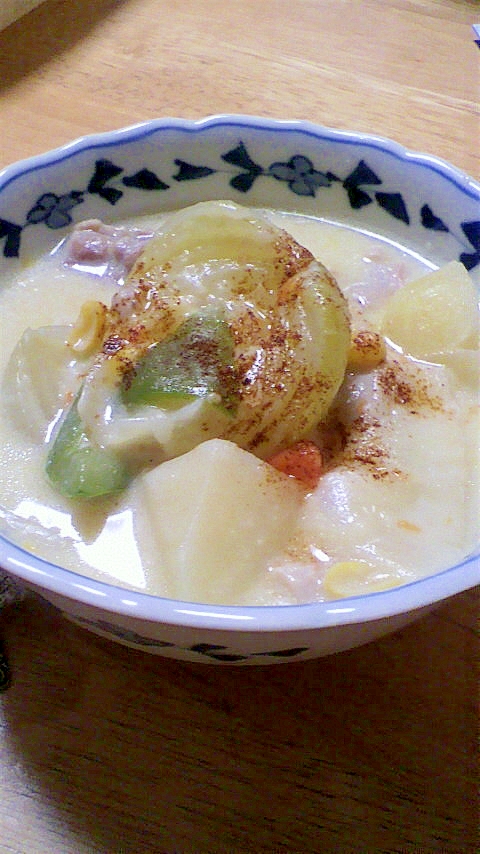 ルーなしで美味しい チキンコーンクリームシチュー レシピ 作り方 By C Bocco 楽天レシピ