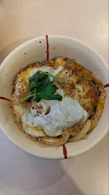 余ったとんかつでカツ丼