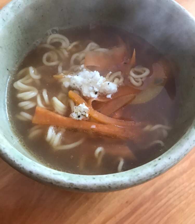 カッテージチーズと人参の味噌ラーメン レシピ 作り方 By ボンド子 楽天レシピ