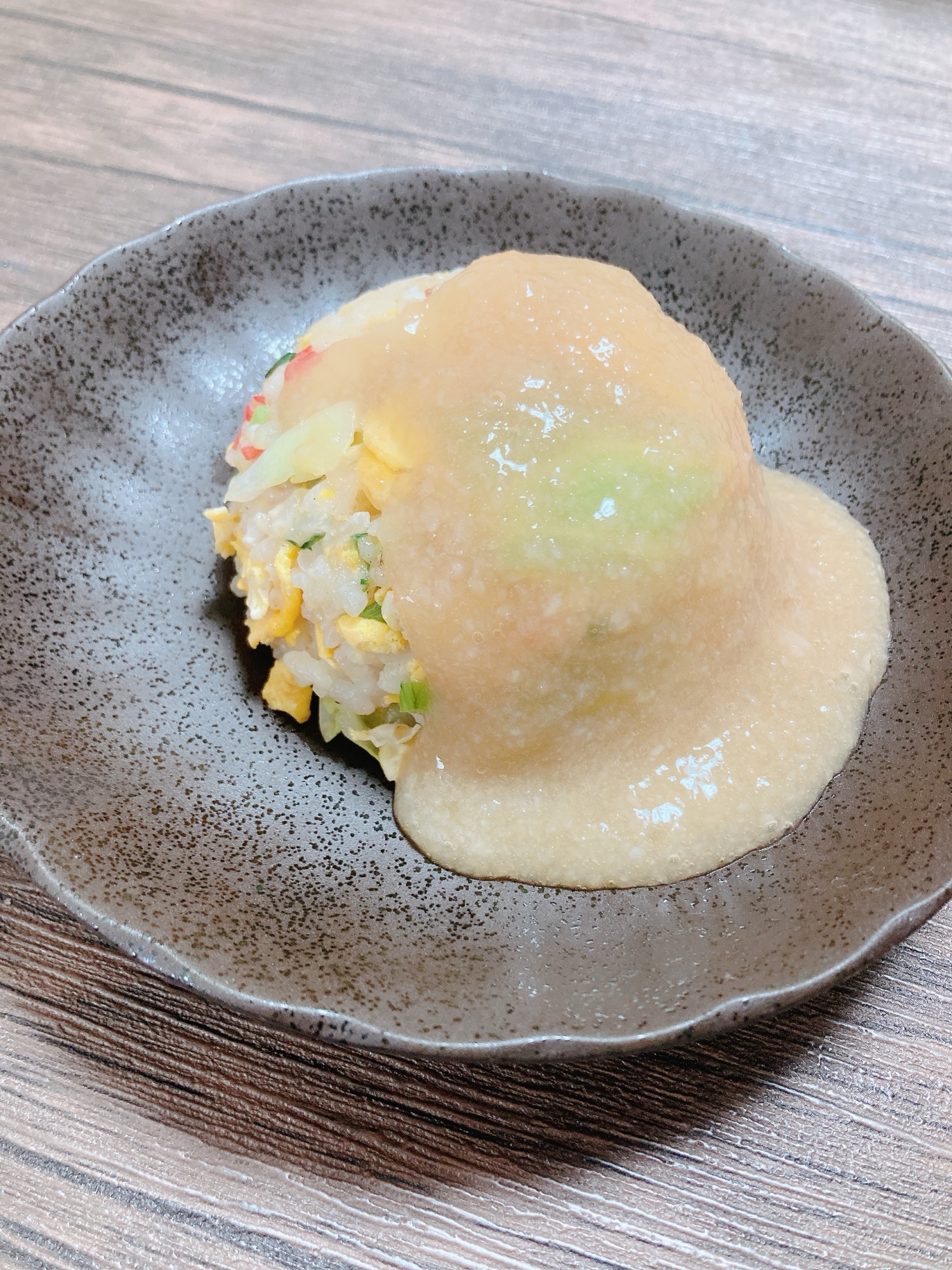 とろろあんかけチャーハン