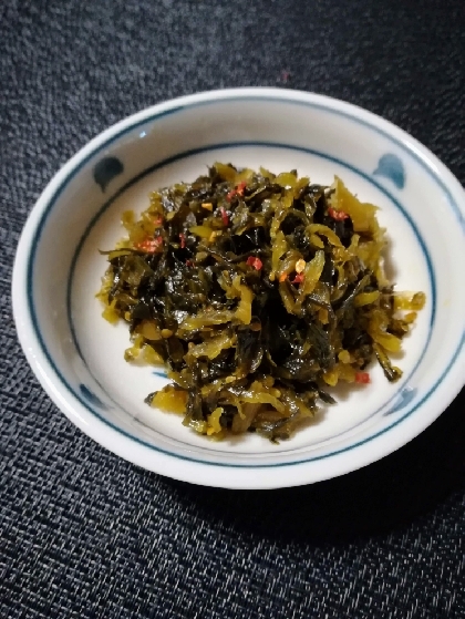 ご飯のお供に！高菜漬けで高菜の油炒め