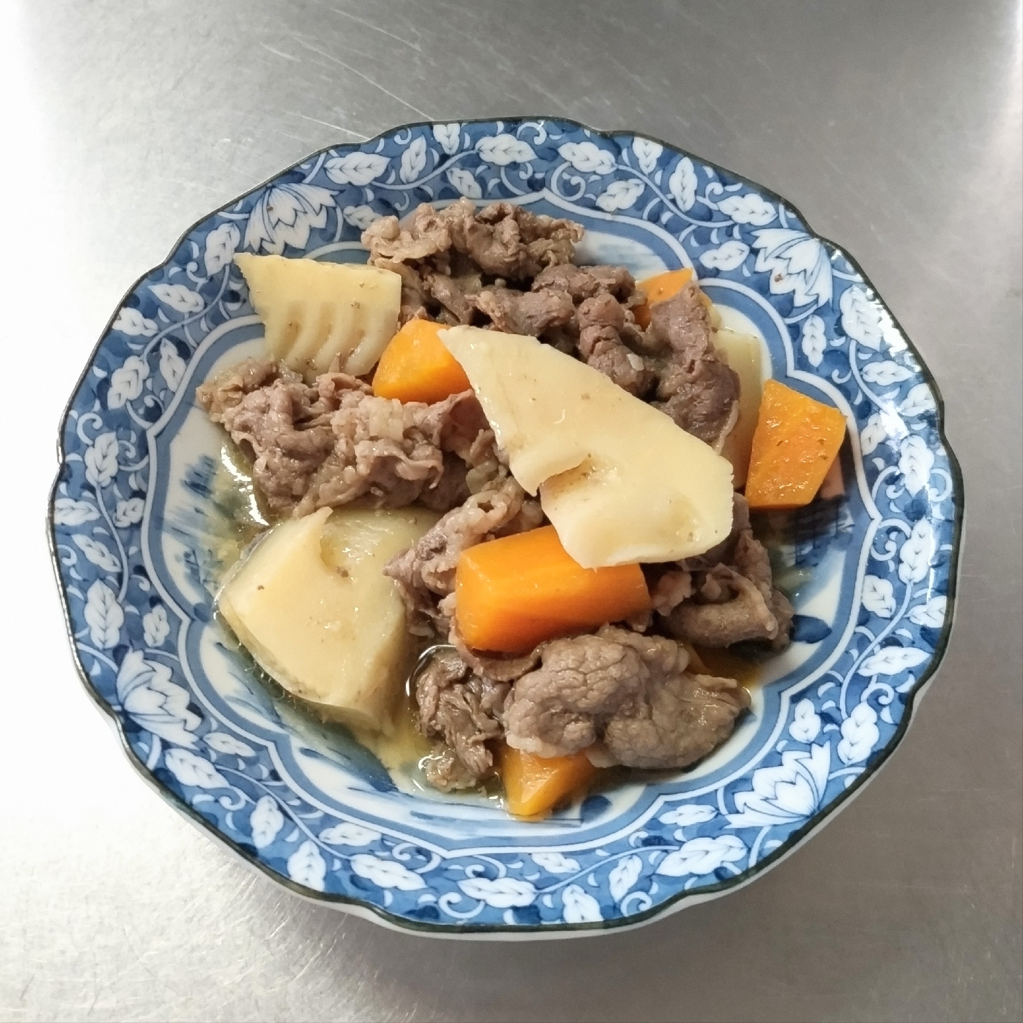 筍と牛肉の煮物