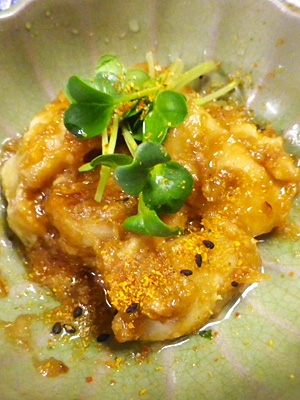 里芋の味噌生姜