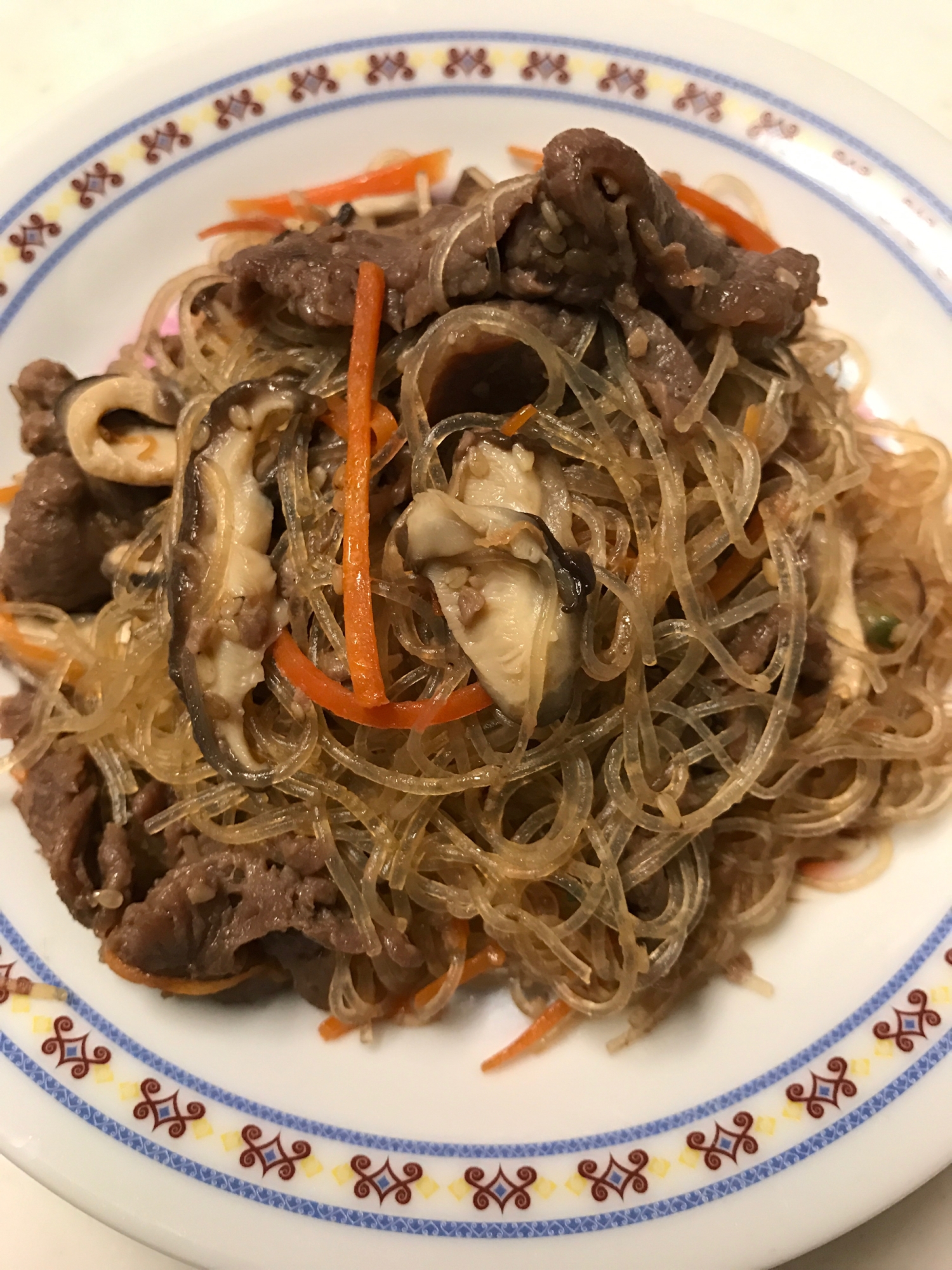 コストコのプルコギでチャプチェ