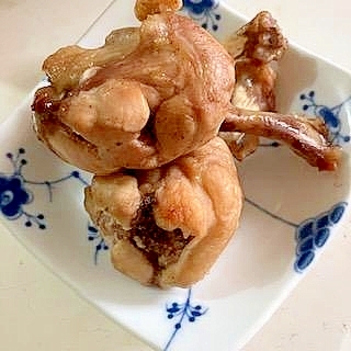 手羽元チューリップで　にんにく