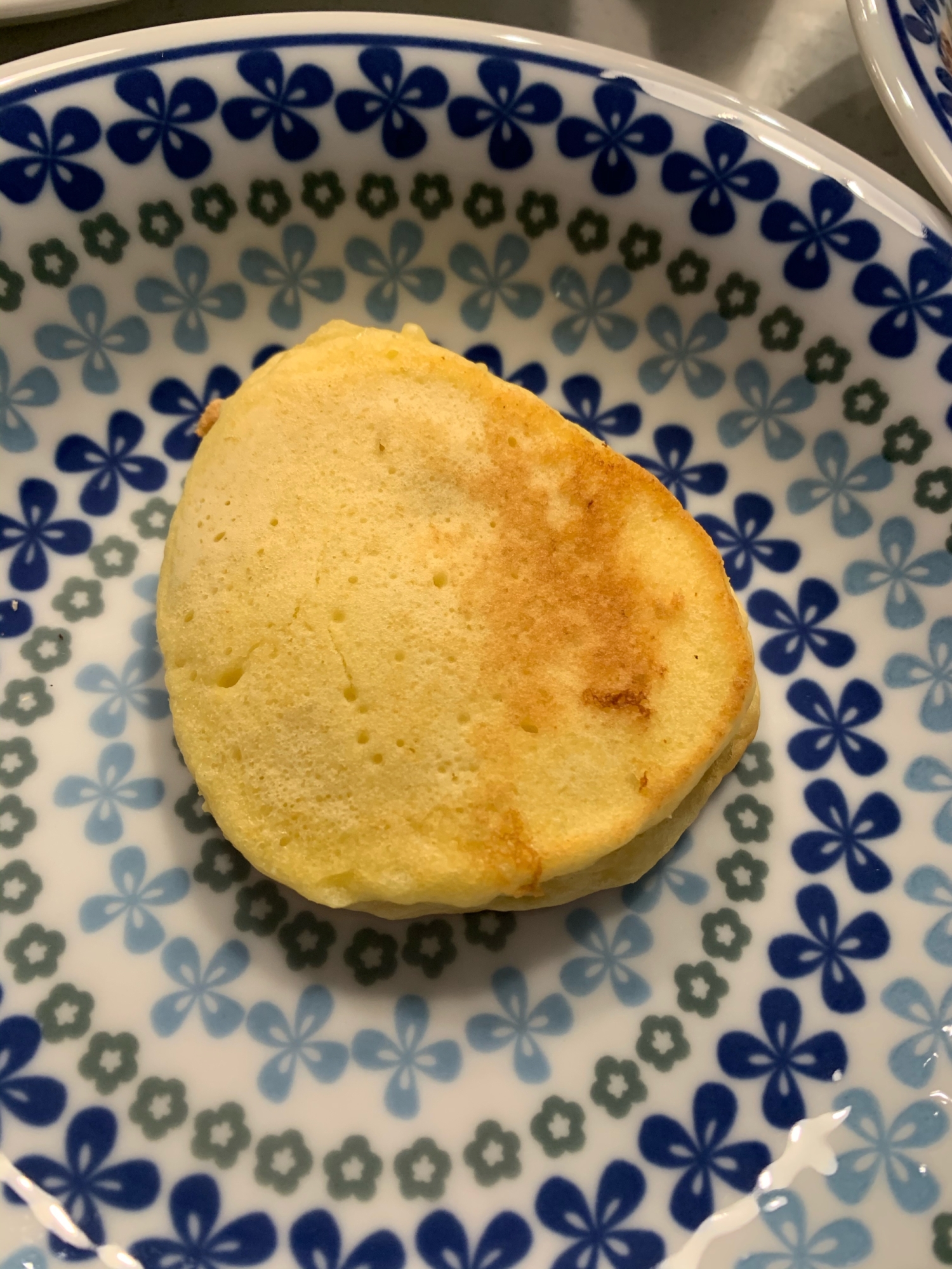 休日の朝食に☆豆腐パンケーキ