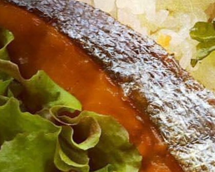 鮭の蒸し焼き
