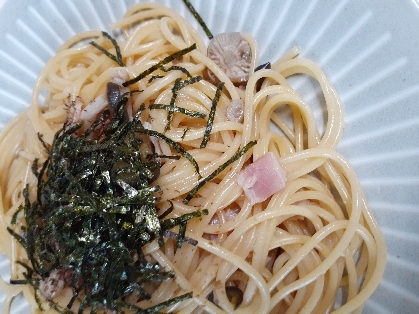 なすときのこの和風パスタ