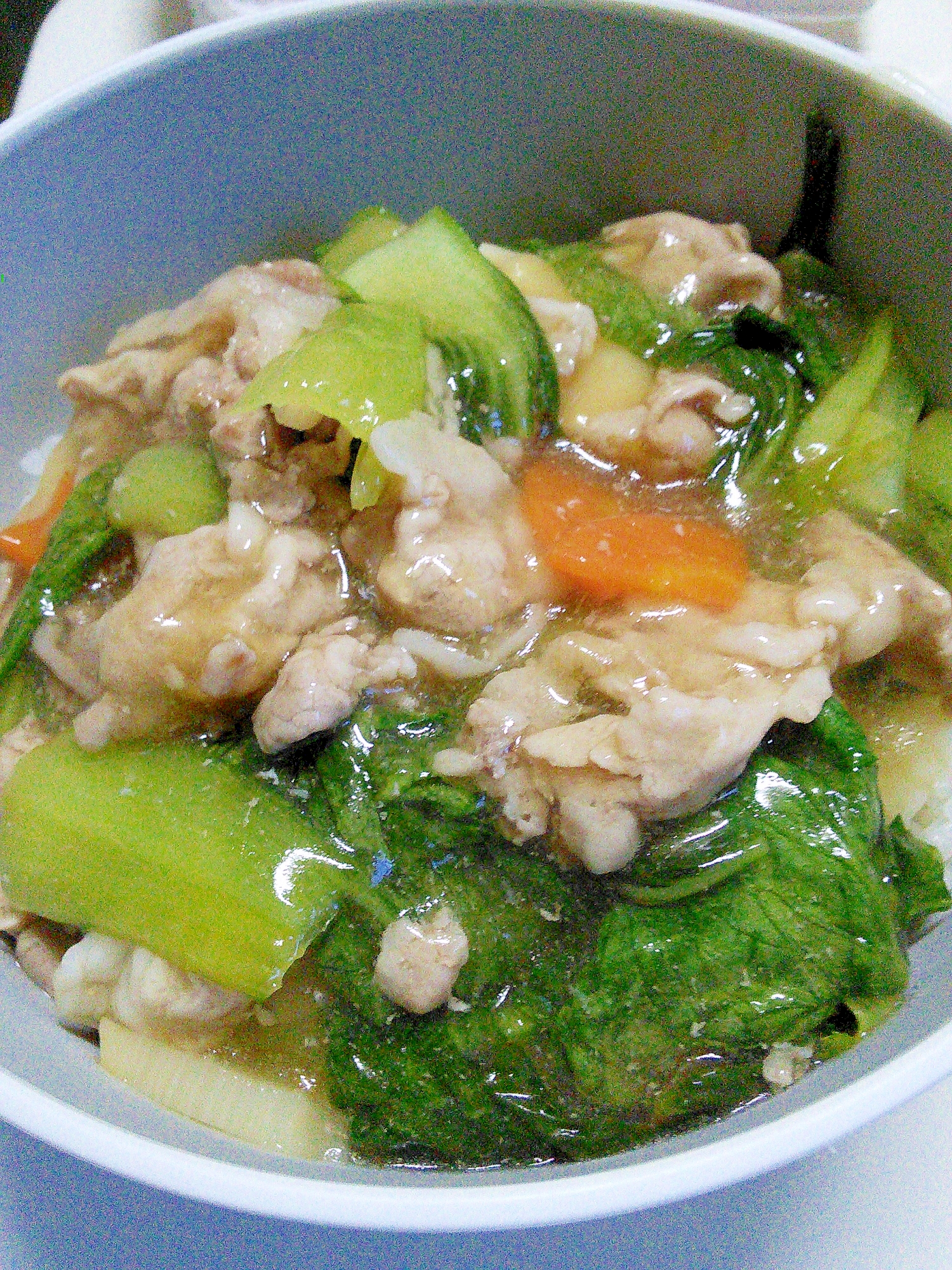 チンゲン菜の中華丼 レシピ 作り方 By テンテントッキーズ 楽天レシピ チンゲン菜の中華丼 レシピ 作り方 By テンテントッキーズ 楽天レシピ