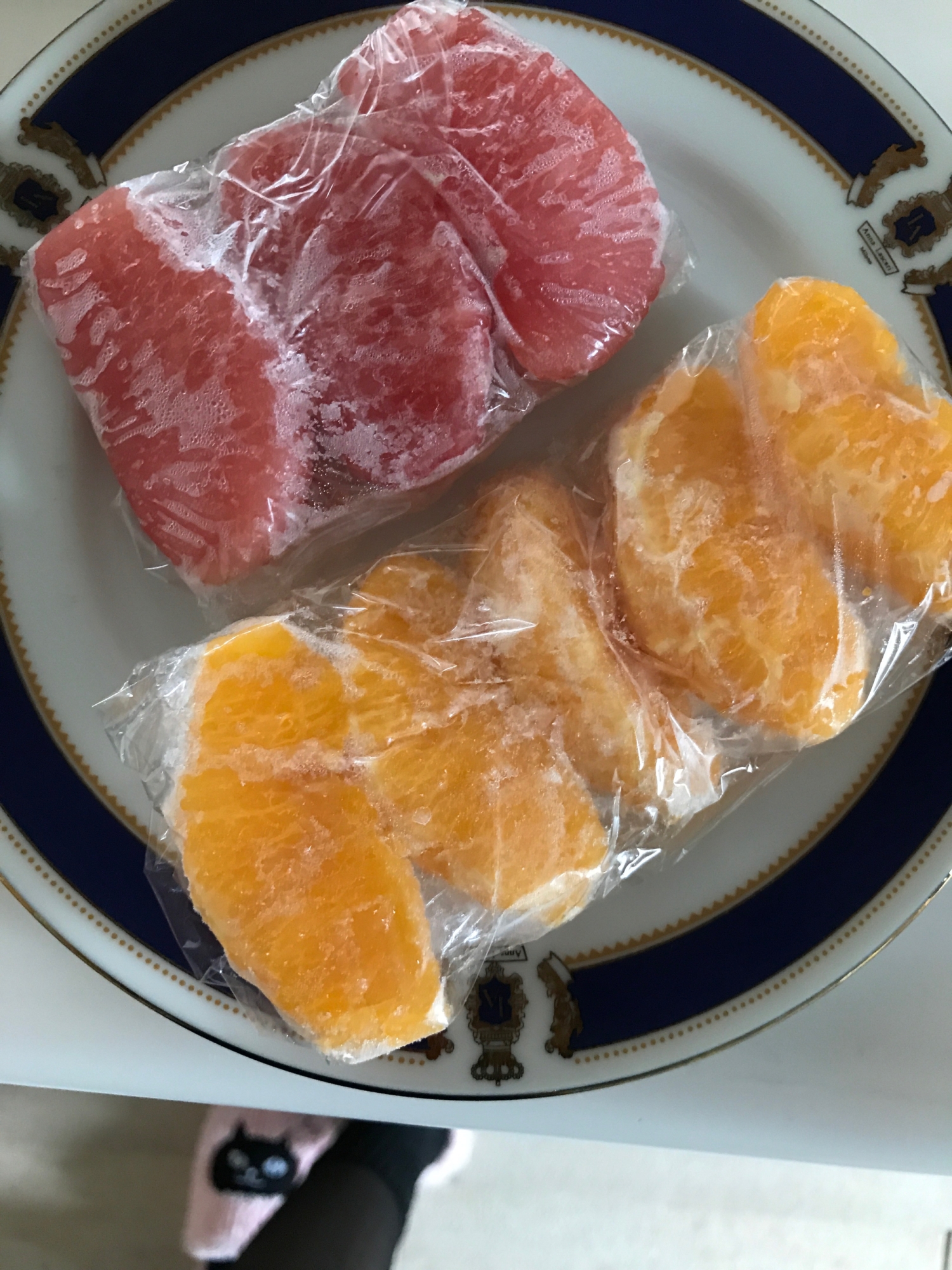 オレンジ&グレープフルーツの冷凍保存方