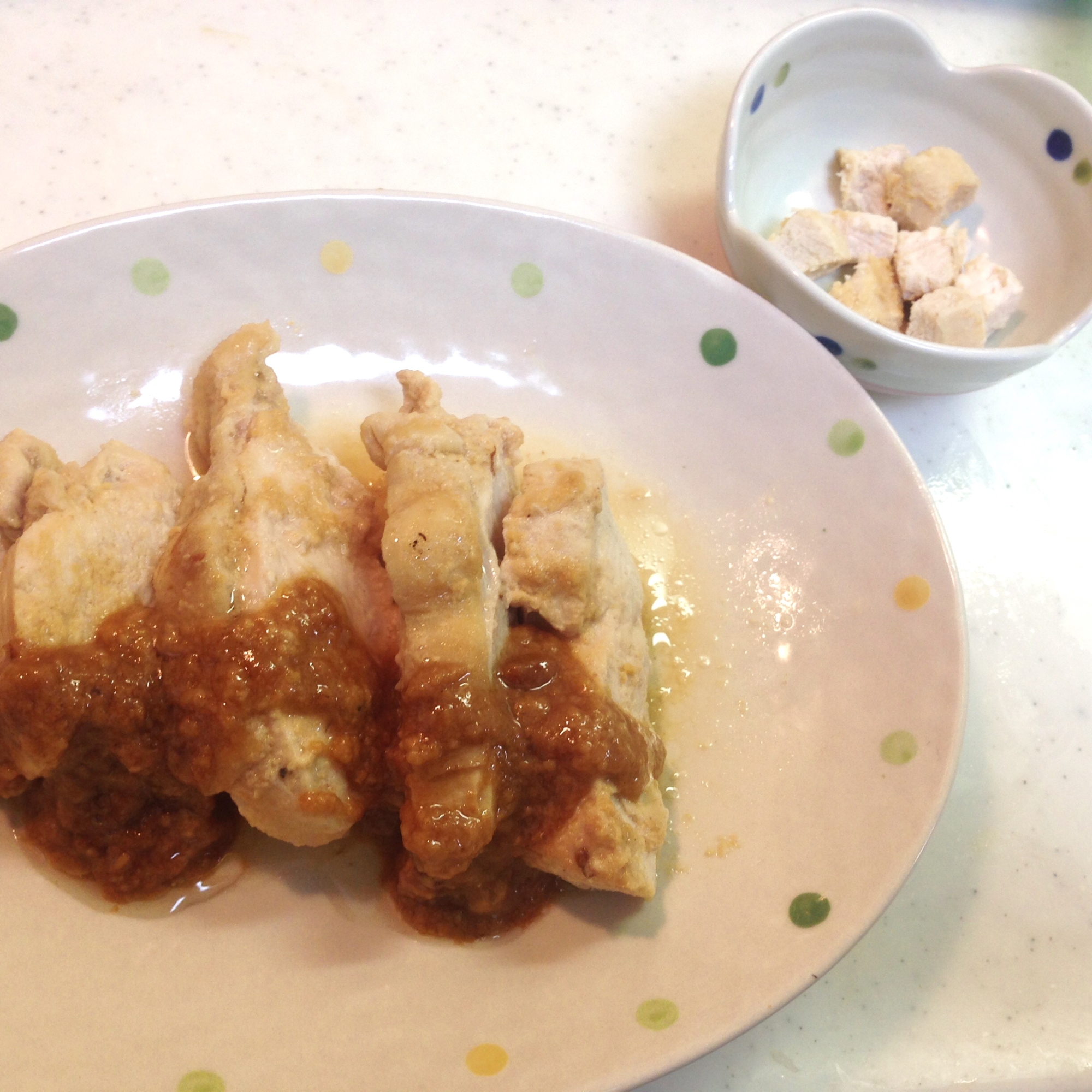 取り分け！ 鶏胸肉のヨーグルト味噌漬け