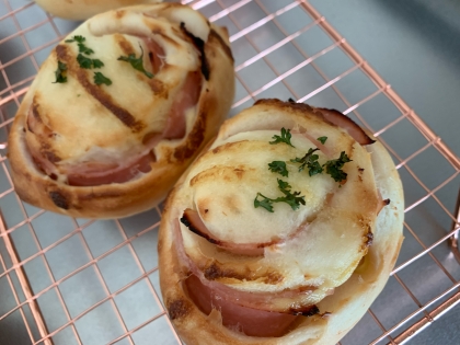 パセリをのせて焼きました。美味しかったです。