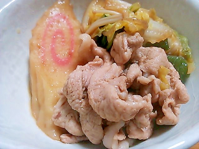 フライパンで豚肉すき焼き(＾＾）