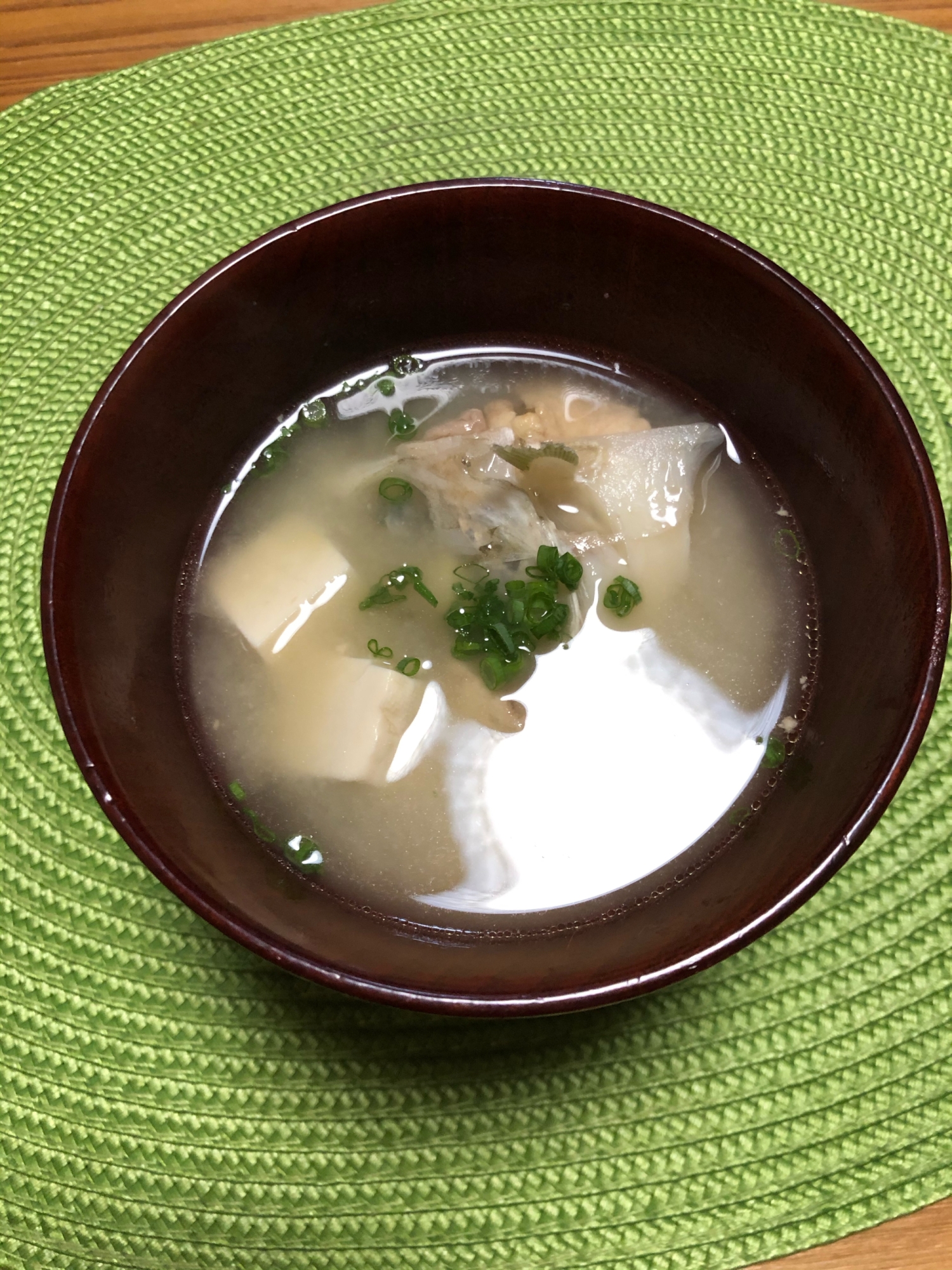 カワハギの味噌汁