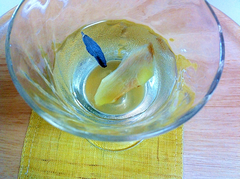 蜂蜜生姜で冷酒