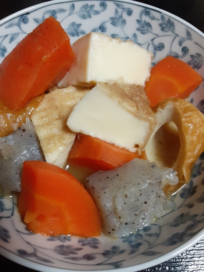 厚揚げと野菜の煮物