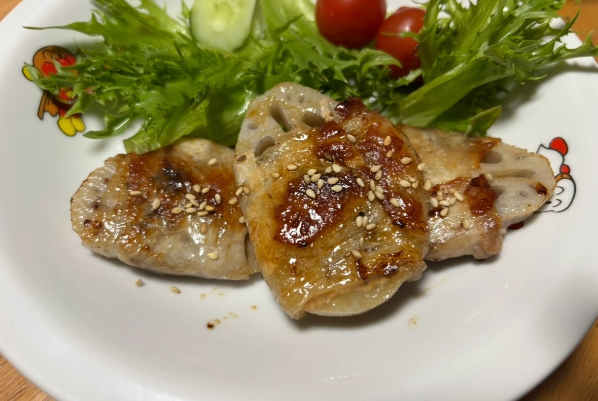 蓮根の肉巻き