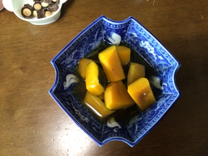アガベシロップでかぼちゃ煮