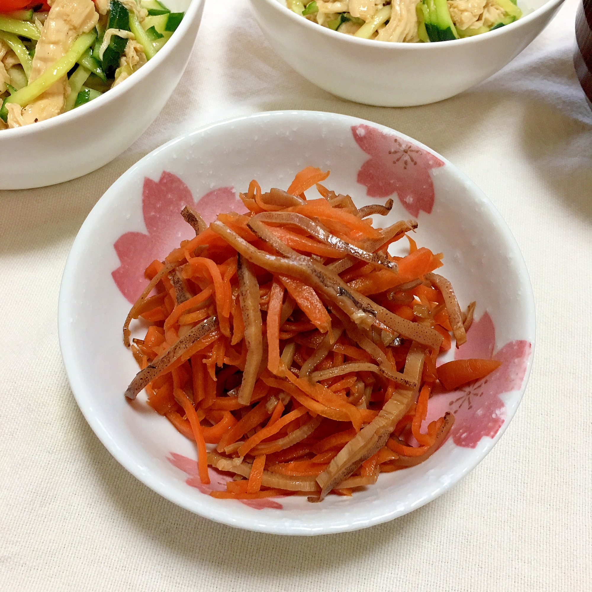 ふんわり酒香るしっかり味のいかにんじん♡