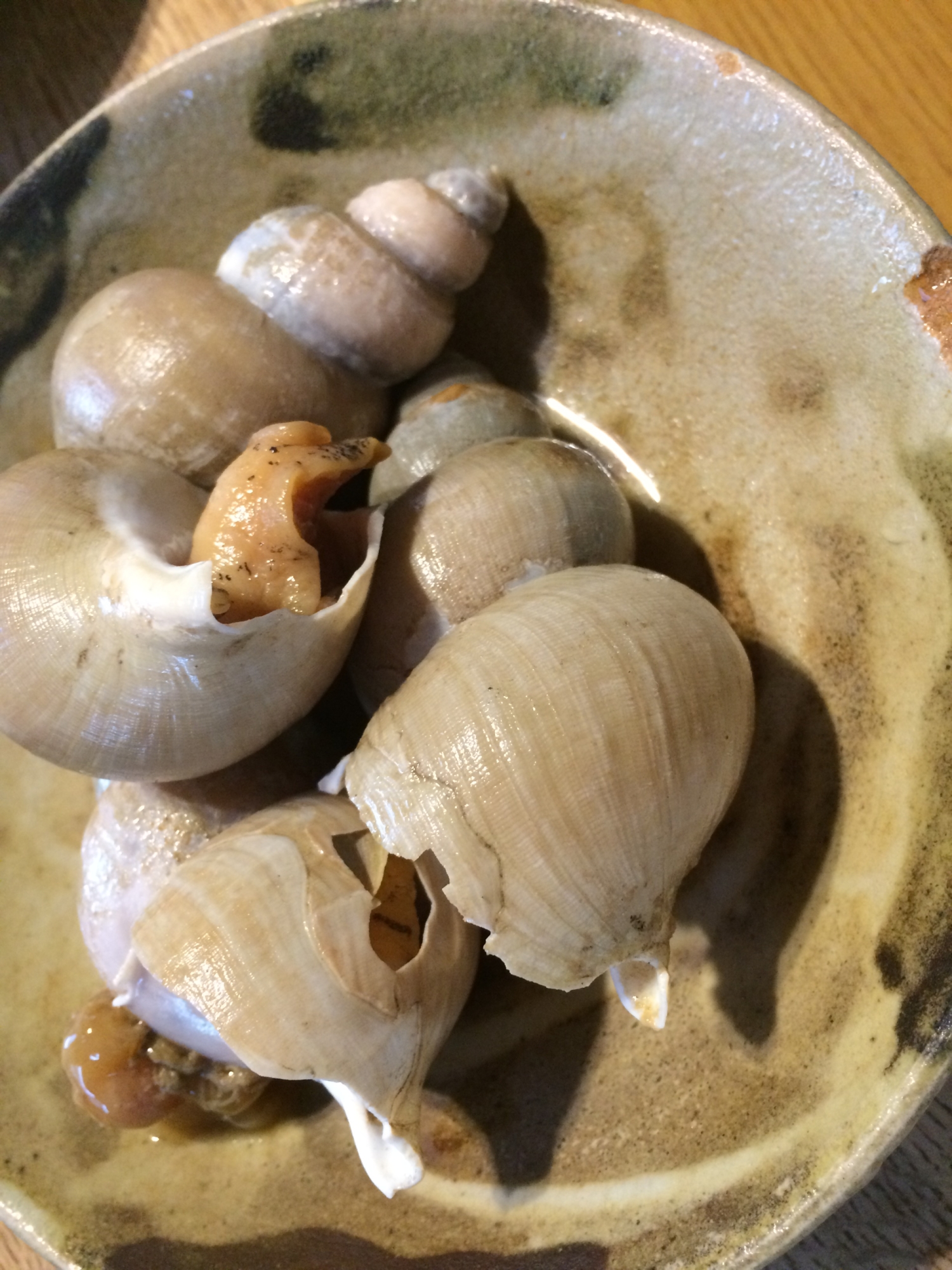 白バイ貝の煮物