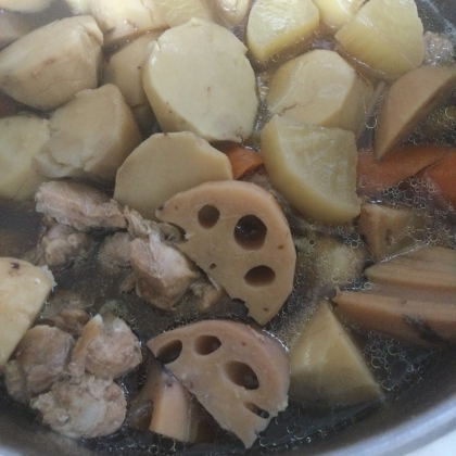 鶏肉と根菜の煮物