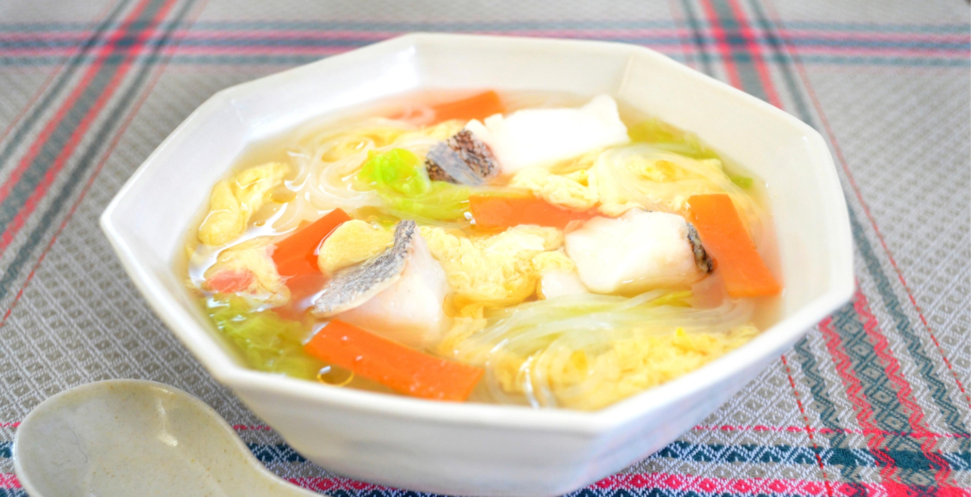 たらと白菜の中華風スープ