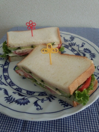 我が家の♥スペシャル☆5段サンドウィッチ
