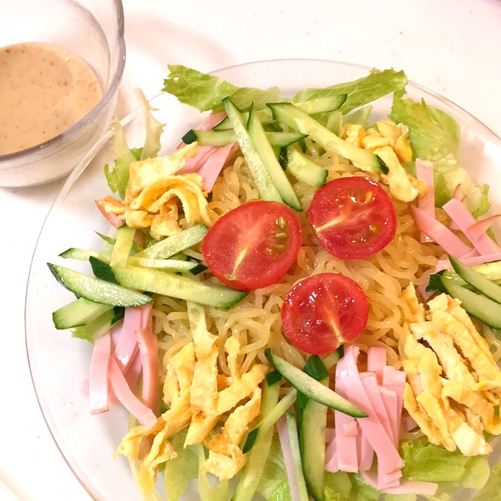 暑い時に食欲が出る！ラーメンサラダ♪