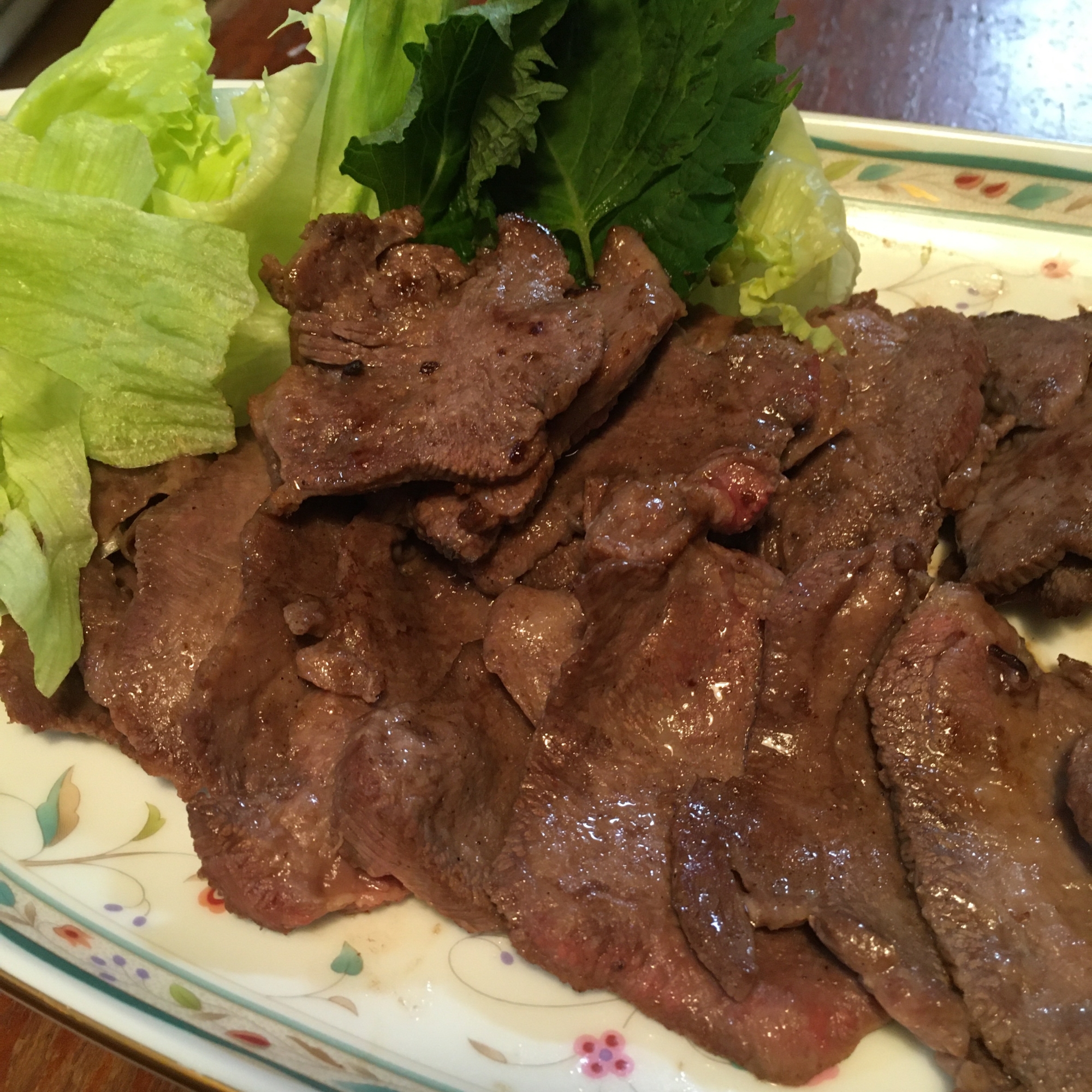 コストコ素材《牛タンの焼き肉＆唐辛子味噌絡め》