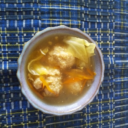 肉団子と白菜の中華スープ