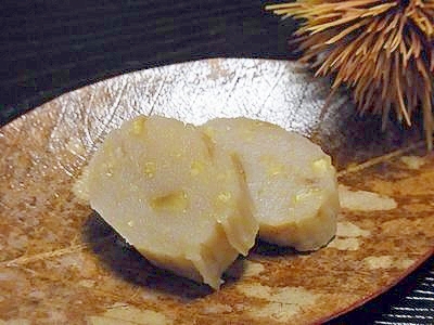 レンジで簡単！甘栗あんの蒸しようかん