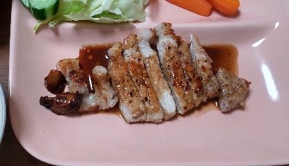 にんにくプラスで。
酸味と甘味、シンプルなのにめちゃくちゃ美味しかったです！