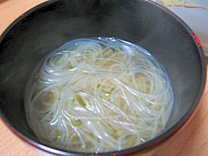 節約春雨スープ☆