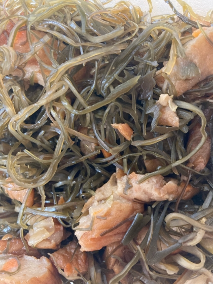 豚肉と昆布、ひじきの具沢山炒め煮♪簡単で栄養満点♡