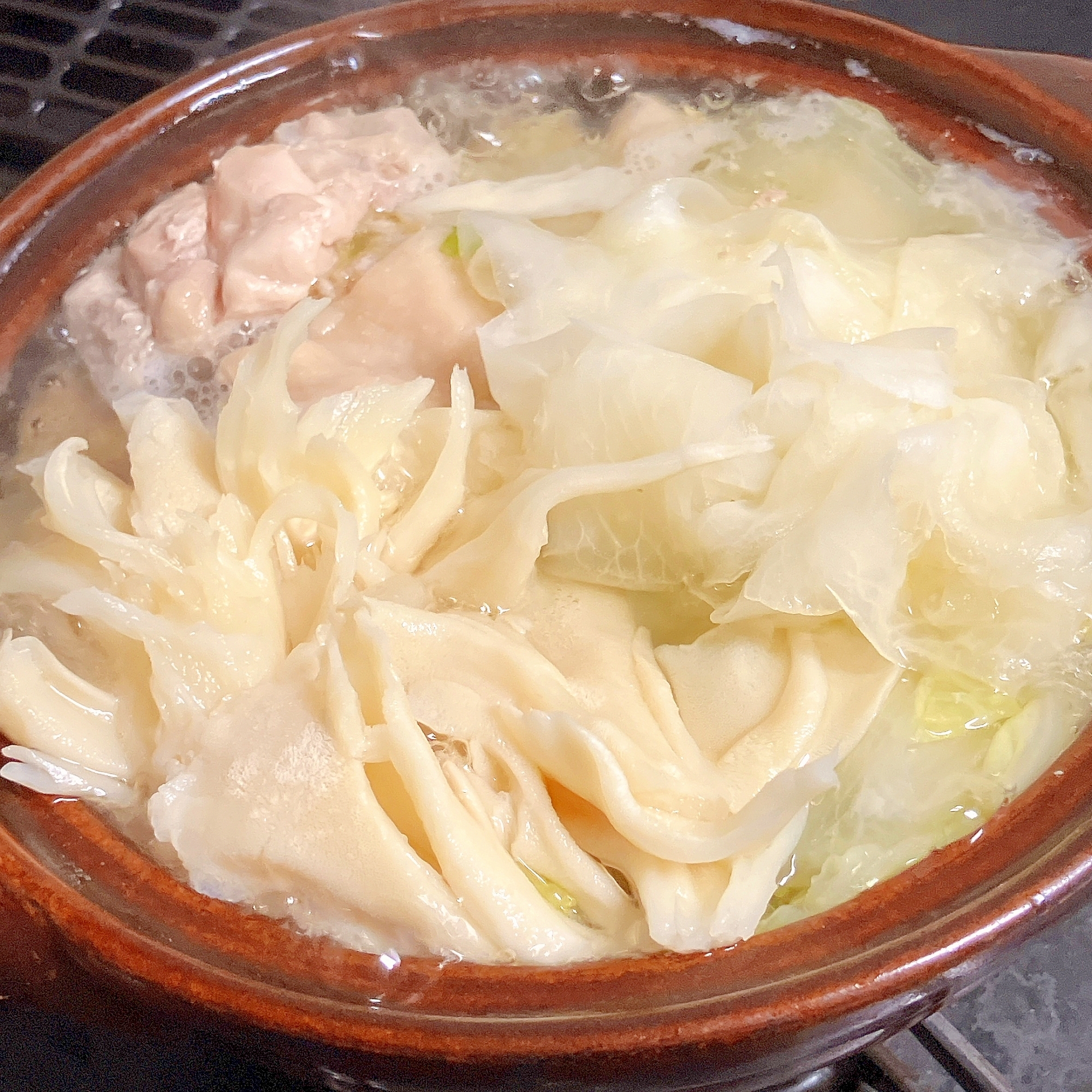 ワントーン♡白い野菜のひとり鍋