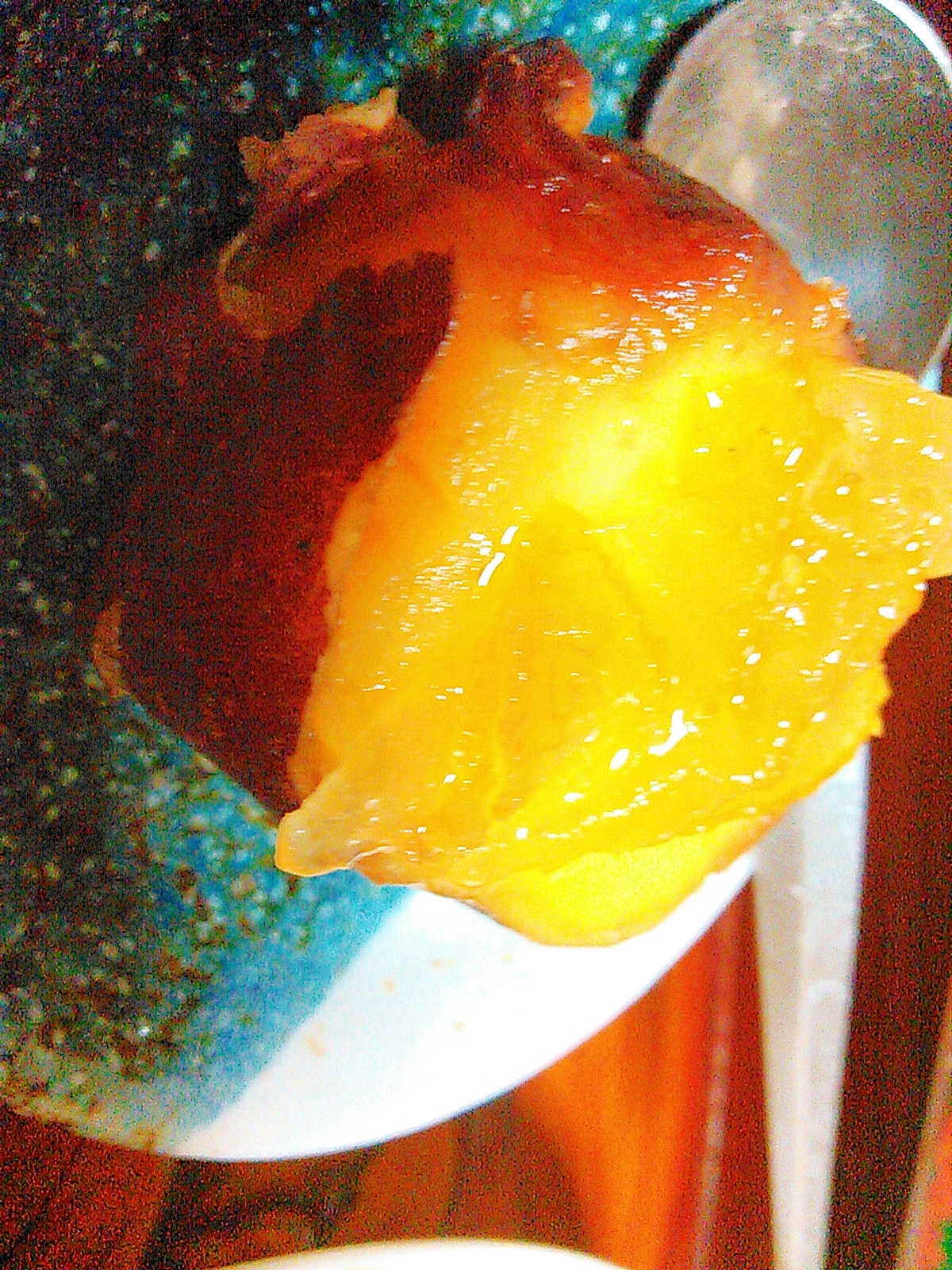 焼き芋の柚子ジャムかけ