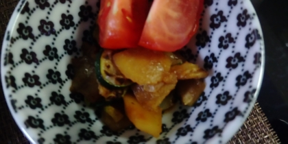 焼いて漬けるだけ☆ズッキーニとトマトのマリネ