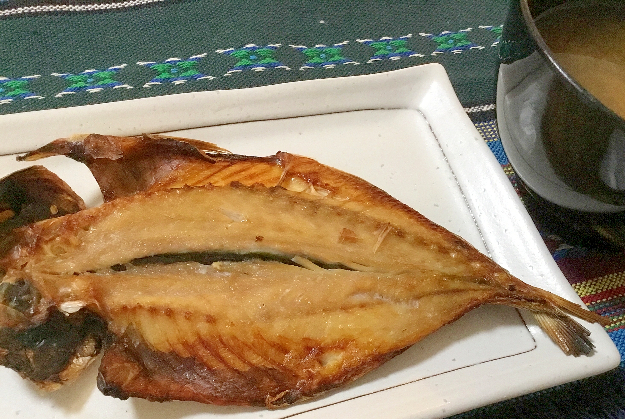 フライパンで焼く アジの開き レシピ 作り方 By まゆぱとら 楽天レシピ