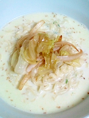 インスタントをアレンジ クリーミー塩ラーメン レシピ 作り方 By Mimu 楽天レシピ インスタントをアレンジ クリーミー塩ラーメン レシピ 作り方 By Mimu 楽天レシピ