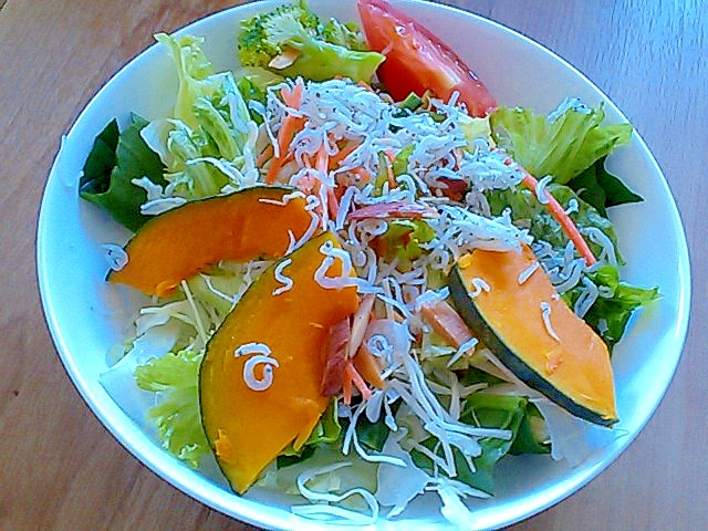 冷蔵庫の野菜を集めて！ビタミン強化サラダ