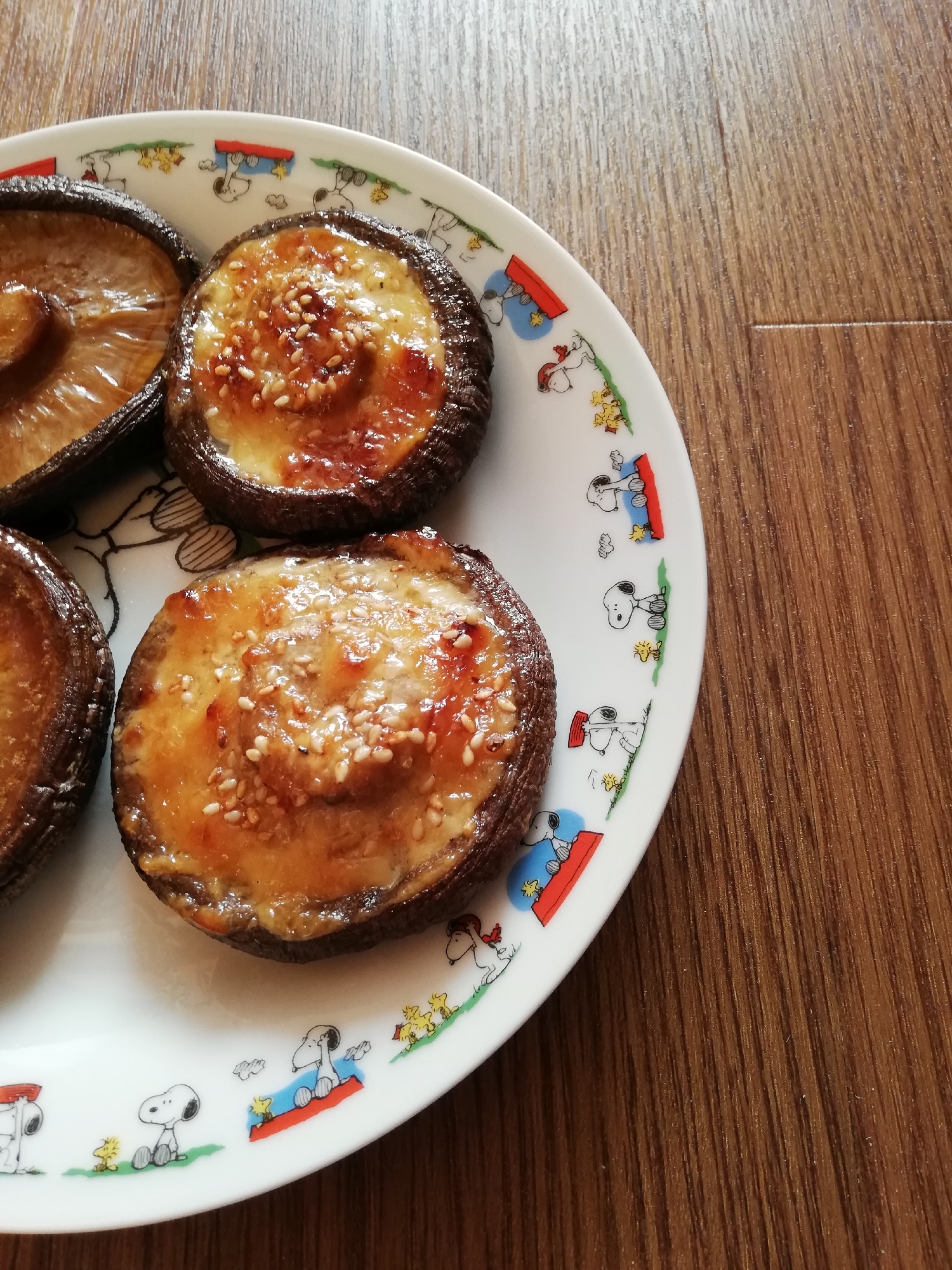 しいたけの糀味噌マヨネーズ焼き