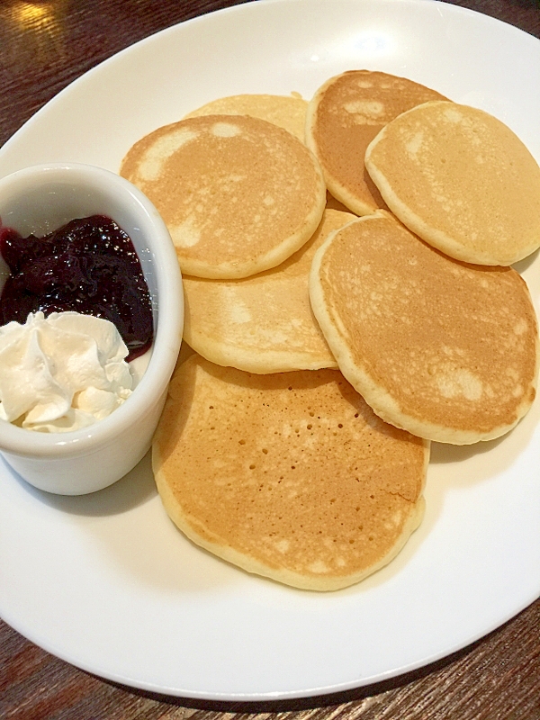 ココナッツオイルのホットケーキ