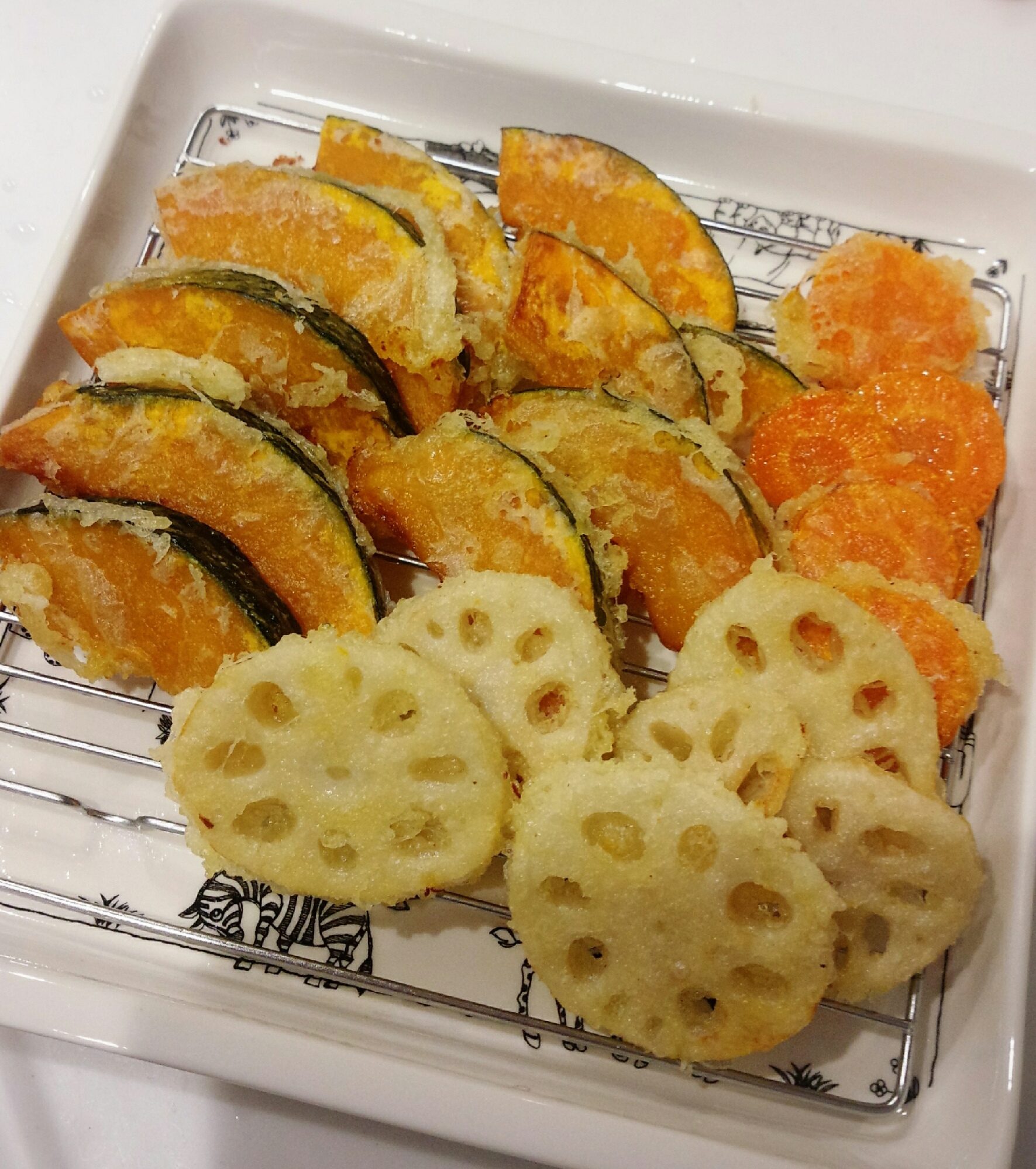 片栗粉で!根菜の天ぷら