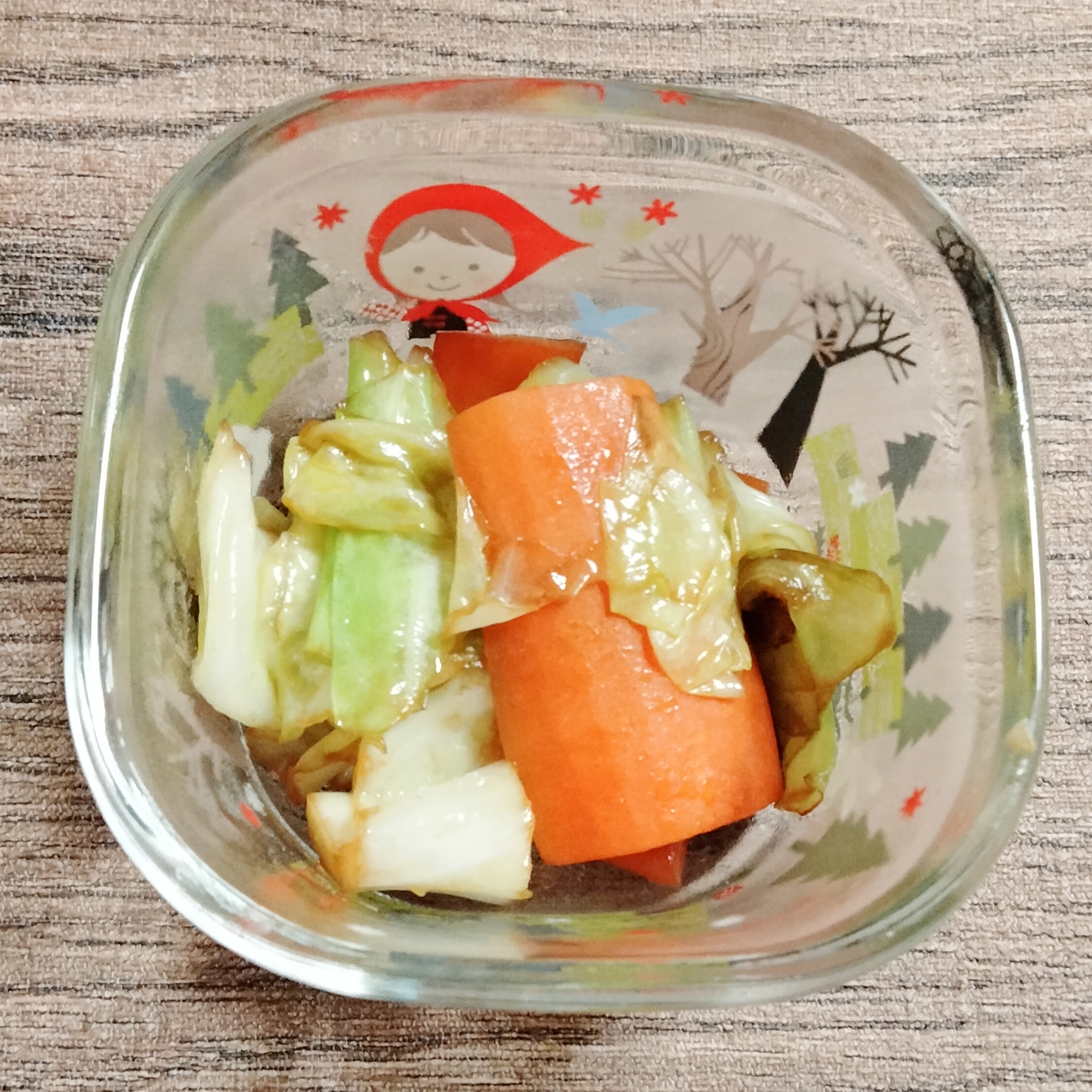 キャベツと人参のバター醤油炒め 乳卵不使用 レシピ 作り方 By よつばぷく 楽天レシピ