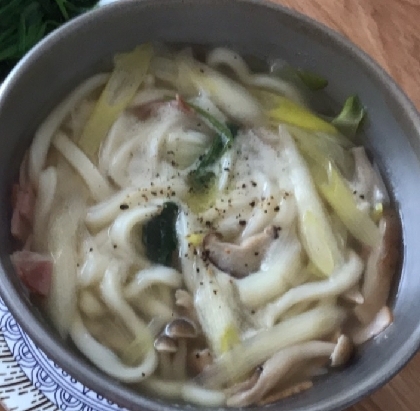 えのきとしめじと小ねぎのうどん