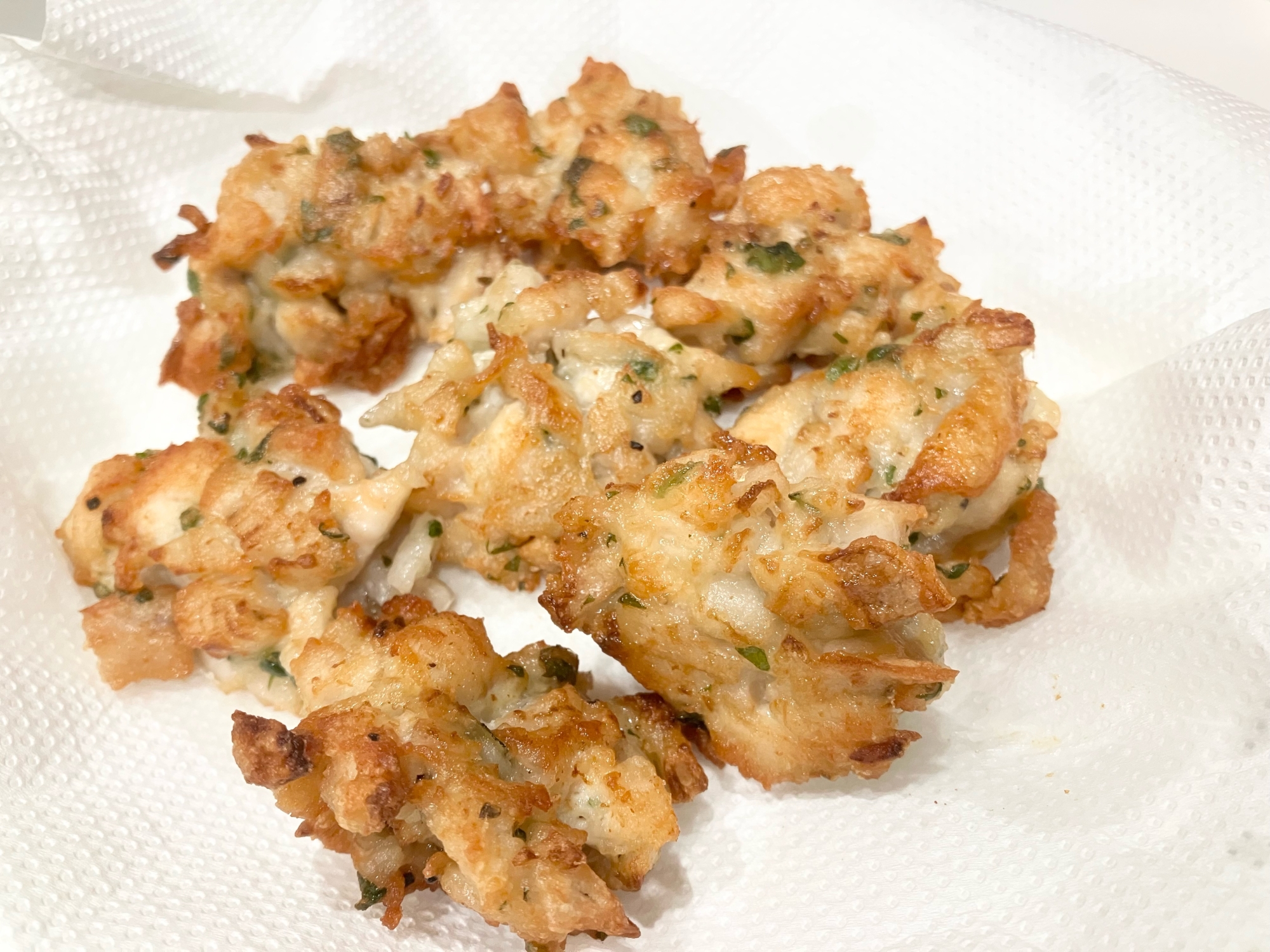 食感ジューシー!鶏むね肉と蓮根の唐揚げ