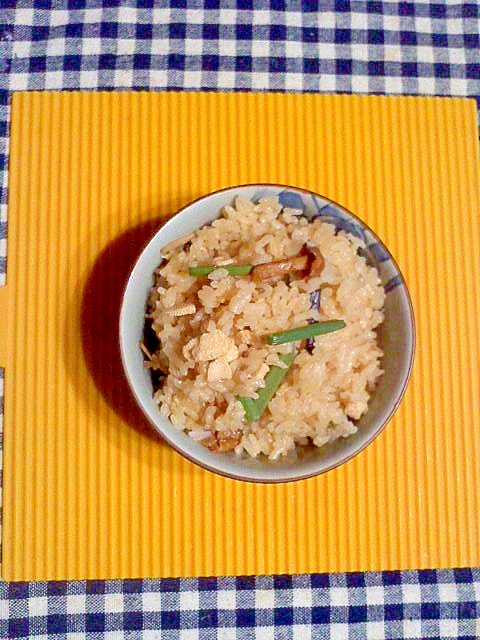 数の子と山菜の炊き込みご飯♪