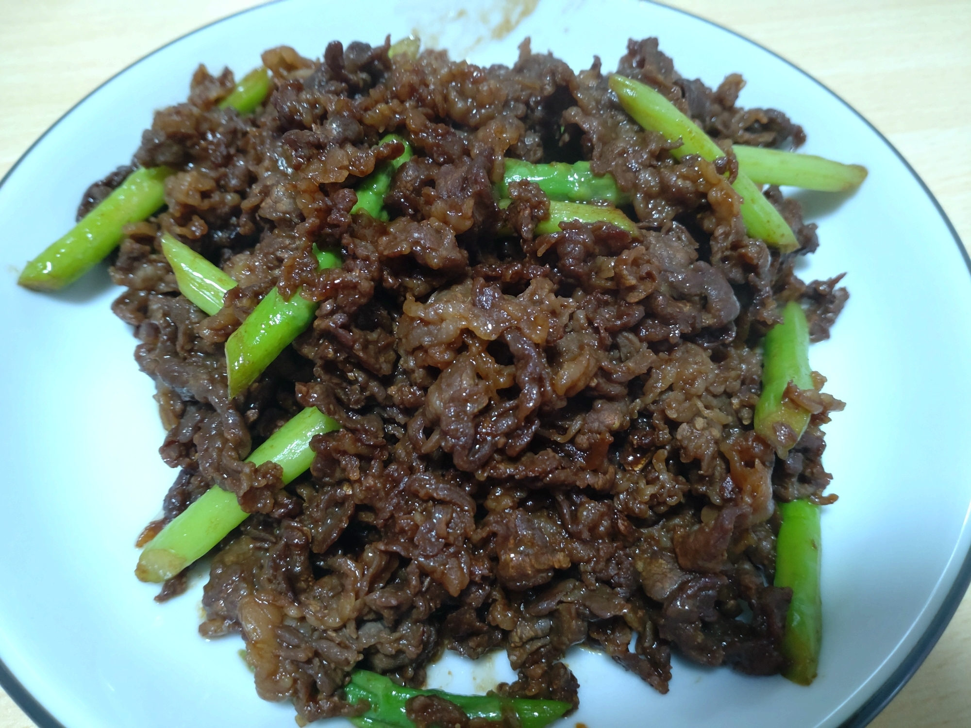 簡単☆牛肉の甜麺醤炒め